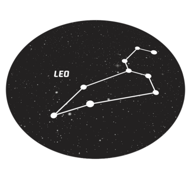 Alfombras de vinilo modernas Signo del zodiaco leo - TenVinilo