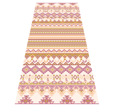 Alfombra de vinilo vintage Estilo boho - TenVinilo