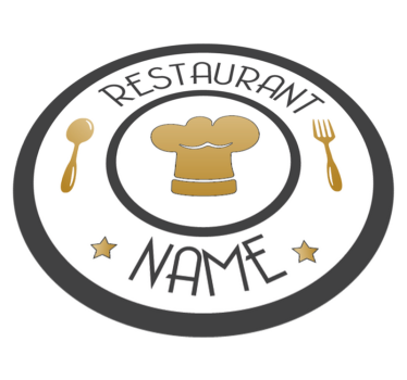 Alfombra de vinilo con nombre Nombre personalizado del restaurant - TenVinilo
