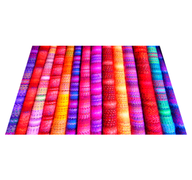 Alfombra de vinilo rayas Rollo de tela de colores - TenVinilo