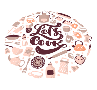 Alfombra vinílica cocina vamos a cocinar tema - TenVinilo