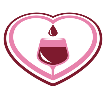 Alfombra vinílica cocina corazón de vino - TenVinilo