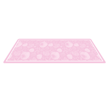 Alfombra vinilo moderna trazos pincel rosa - TenVinilo