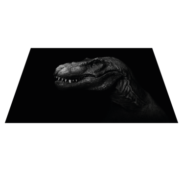 Alfombra vinilo animales T-Rex realista - TenVinilo