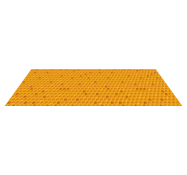 Alfombra vinílica cocina Formas de panal - TenVinilo
