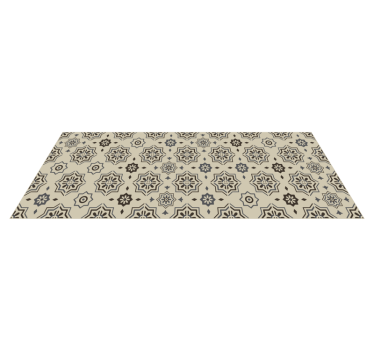 Alfombra vinilo cocina azulejos vintage - TenVinilo