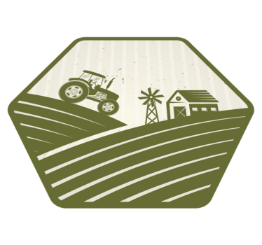 Alfombra vinilo vintage tractor y molino - TenVinilo