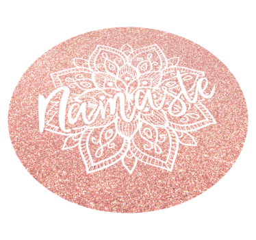 Alfombra vinilo mandala rosa namaste - TenVinilo