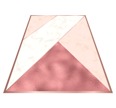Alfombra vinílica dormitorio mármol triangular - TenVinilo