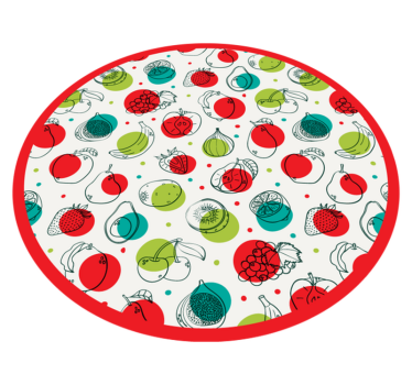Alfombra vinílica cocina motivo simple de fruta - TenVinilo