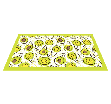 Alfombra vinílica cocina delicias de aguacate - TenVinilo
