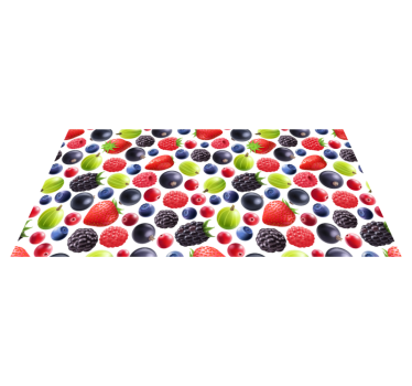 Alfombra vinílica cocina recolección de bayas - TenVinilo
