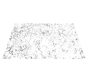 Alfombra de vinilo textura piedra Hormigón blanco roto - TenVinilo