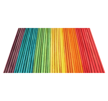 Alfombra de vinilo textura madera Tablas de madera de colores - TenVinilo