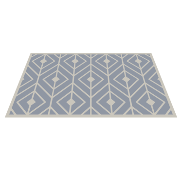 Alfombra vinílica dormitorio Alfombra geométrica moderna - TenVinilo