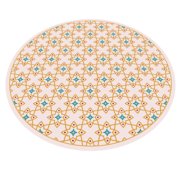 Alfombra vinílica cocina arreglo de mosaico vibrante - TenVinilo