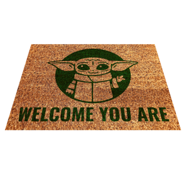Alfombra vinílica entrada bienvenida Star Wars - TenVinilo