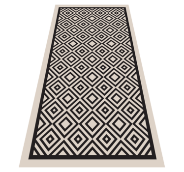 Alfombra vinílica mosaico cuadrados minimalistas - TenVinilo
