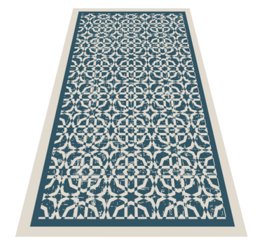 Alfombra vinílica mosaico Alfombra de octágonos - TenVinilo