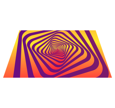 Alfombras de vinilo modernas Vórtice colorido del arte moderno - TenVinilo