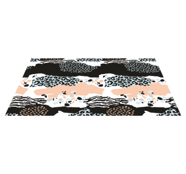 Alfombra vinilo moderna de leopardo - TenVinilo