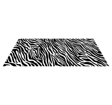Alfombra de vinilo animal print Rayas finas de cebra - TenVinilo