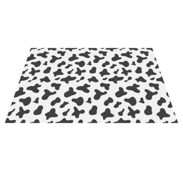 Alfombra de vinilo animal print Impresión de vaca - TenVinilo