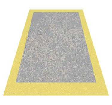 Alfombra vinilo geométrica pantone iluminador - TenVinilo
