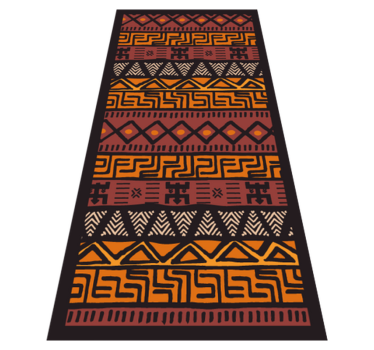 Alfombra vinilo étnica estilo africano - TenVinilo