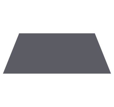 Alfombra vinílica gris carbón rectangular - TenVinilo