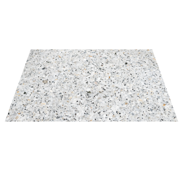 Alfombra de vinilo textura Terrazo gris - TenVinilo