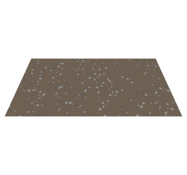 Alfombra de vinilo textura Terrazo marrón y gris - TenVinilo