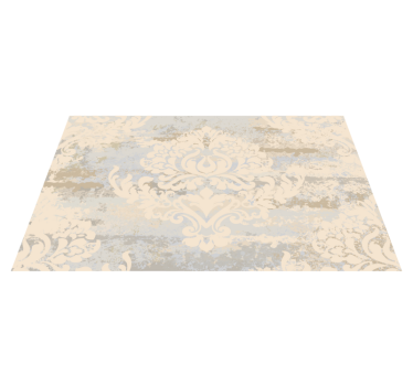 Alfombra vinílica mosaico de color crema - TenVinilo