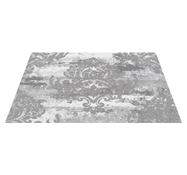 Alfombra vinílica mosaico gris estampado - TenVinilo
