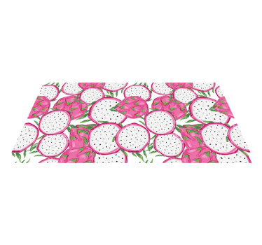 Alfombra vinílica cocina concepto de fruta tropical - TenVinilo