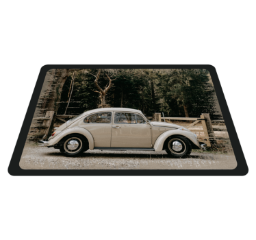 Alfombra de vinilo vintage Escarabajo vw - TenVinilo