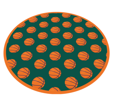 Alfombra vinílica carretera idea de baloncesto - TenVinilo