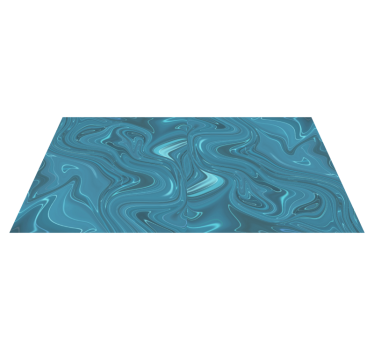 Alfombra de vinilo textura Cemento gris y turquesa abstracto - TenVinilo