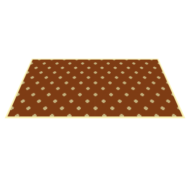 Alfombra vinilica rectangular Patrón de punto de lunares - TenVinilo