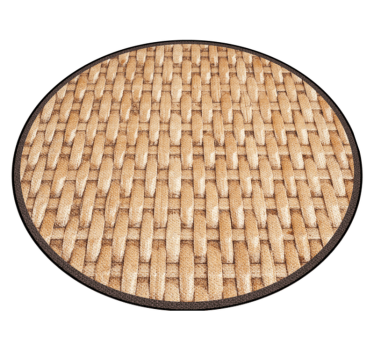 Alfombra de vinilo textura Imitación fibra natural colores claros - TenVinilo