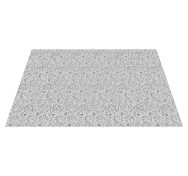 Alfombra de vinilo vintage Fondo de flores ornamentales vintage - TenVinilo