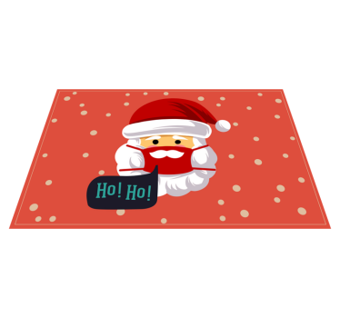 Alfombra vinilo navidad Concepto de navidad seguro - TenVinilo
