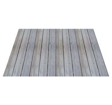 Alfombra de vinilo nórdica Madera cruda gris estilo nórdico - TenVinilo