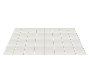 Alfombra vinilo salón Azulejos blancos - TenVinilo