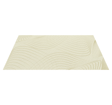 Alfombra vinílica minimalista arte lineal fluido - TenVinilo