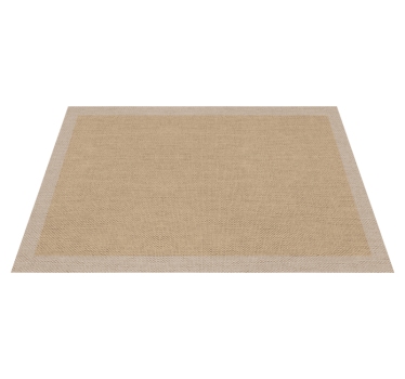 Alfombra minimalista natural beige teplon - TenVinilo