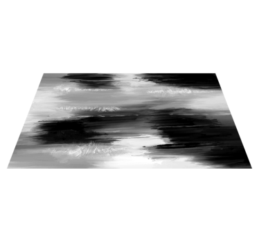 Alfombra de vinilo oficina pintura abstracta - TenVinilo