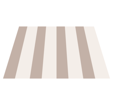 Alfombra vinílica beige rayas - TenVinilo
