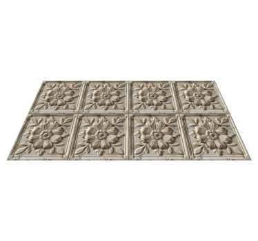 Alfombra vinílica beige azulejos antiguos - TenVinilo