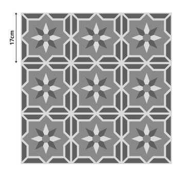 Alfombra vinilo cocina azulejos gris claro - TenVinilo